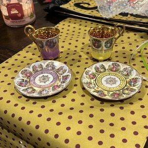 Dresden tea cups